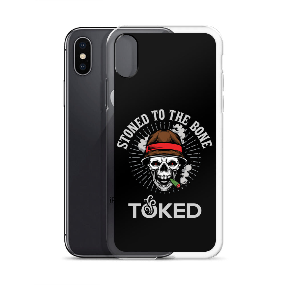 Stoned to the Bone Black iPhone Case