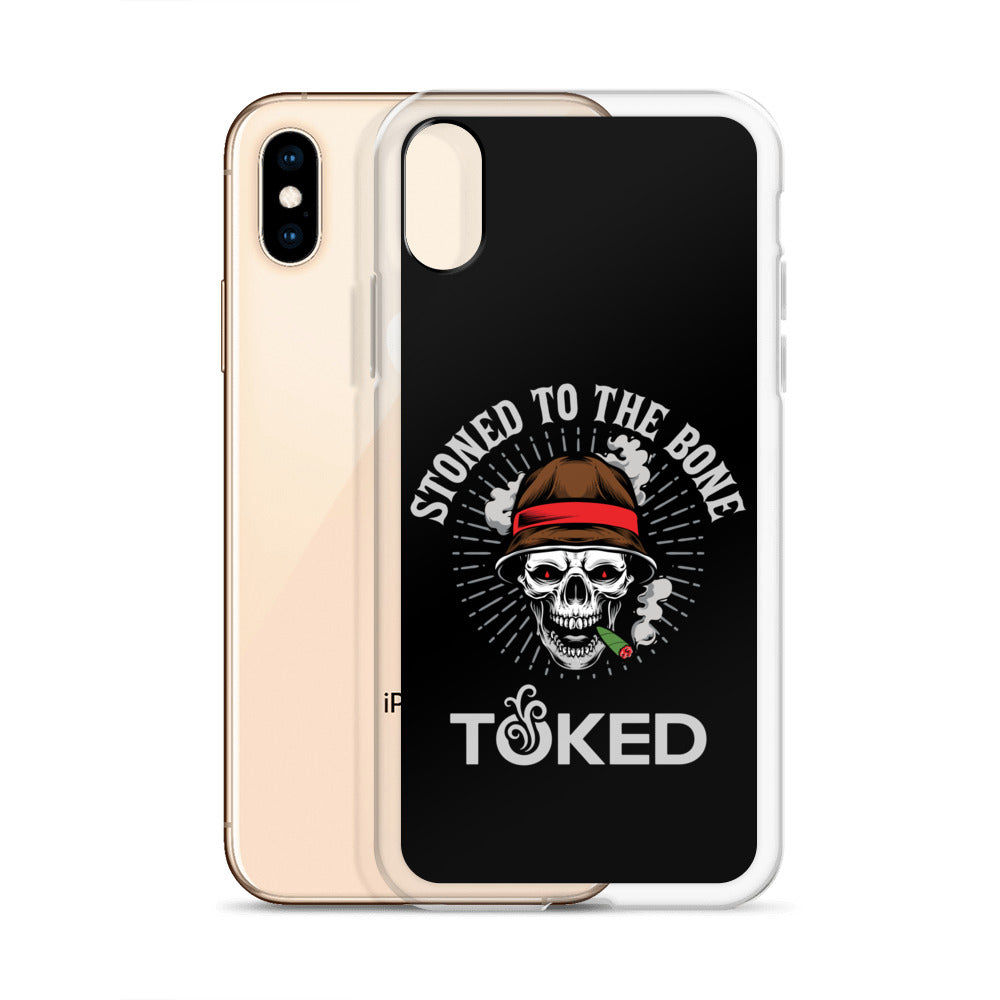 Stoned to the Bone Black iPhone Case