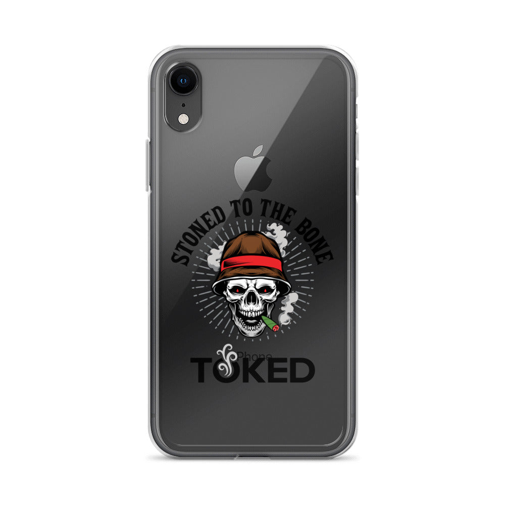 Stoned to the Bone Clear iPhone Case