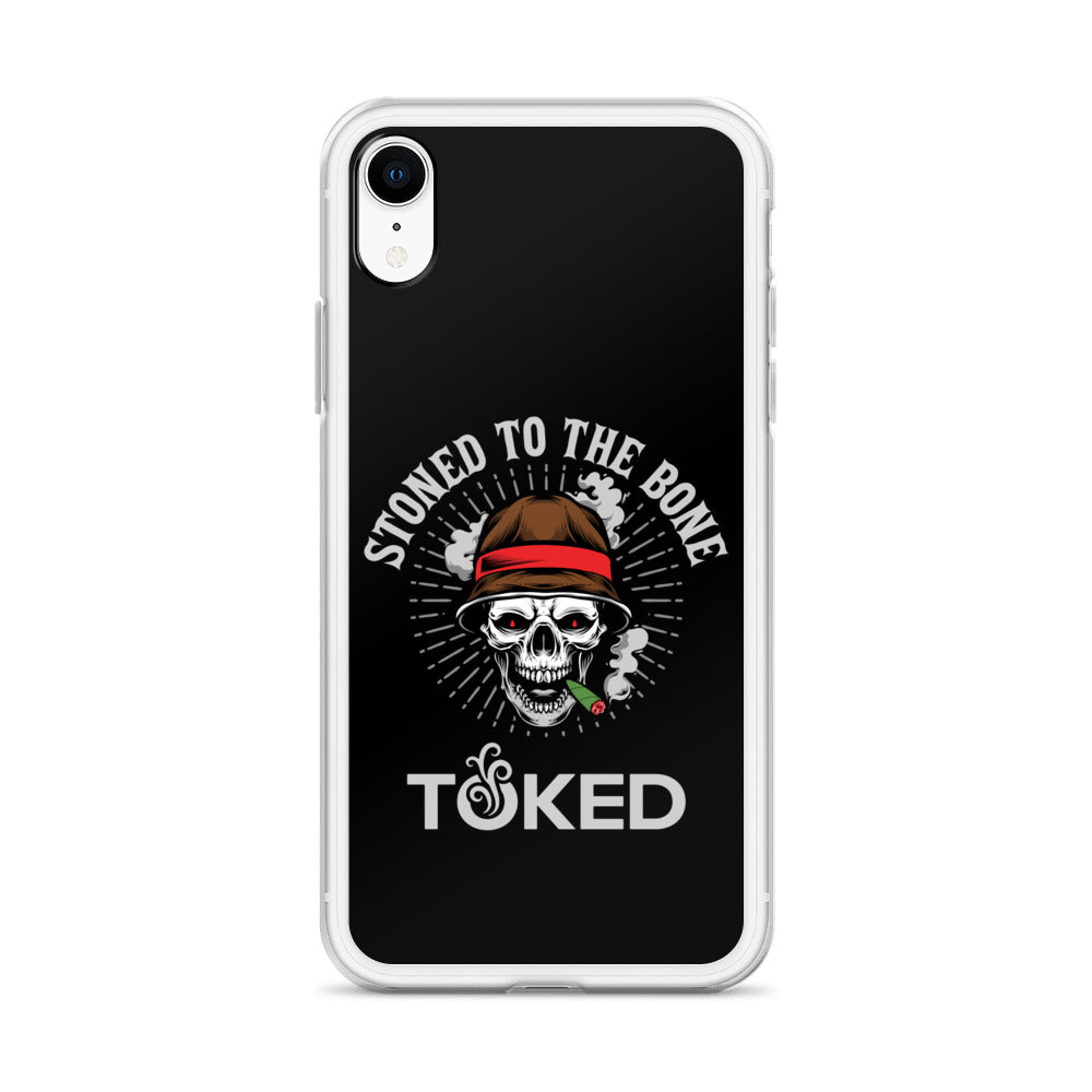 Stoned to the Bone Black iPhone Case