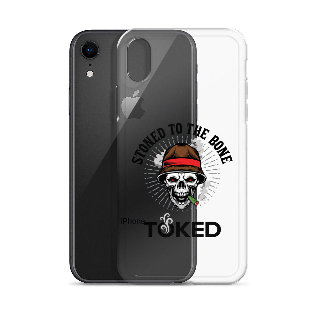 Stoned to the Bone Clear iPhone Case