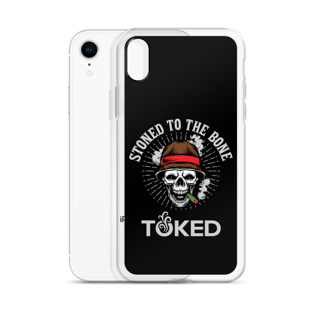 Stoned to the Bone Black iPhone Case
