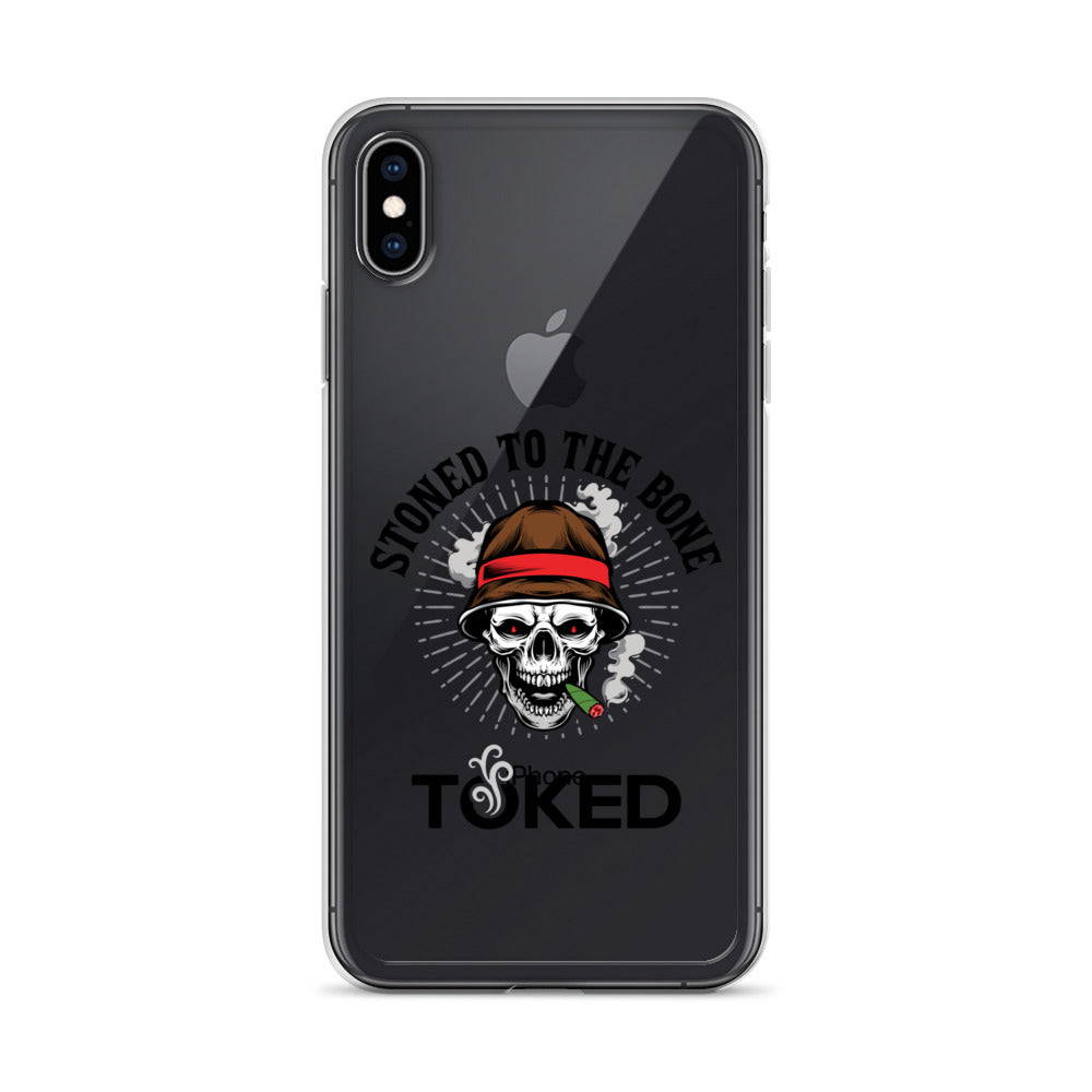 Stoned to the Bone Clear iPhone Case