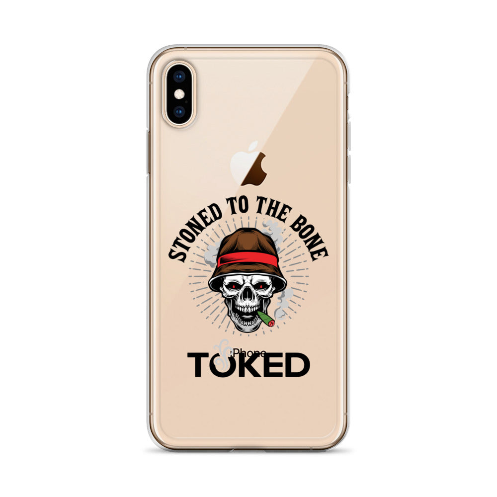 Stoned to the Bone Clear iPhone Case