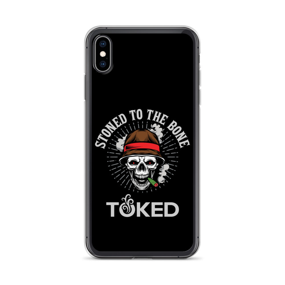 Stoned to the Bone Black iPhone Case