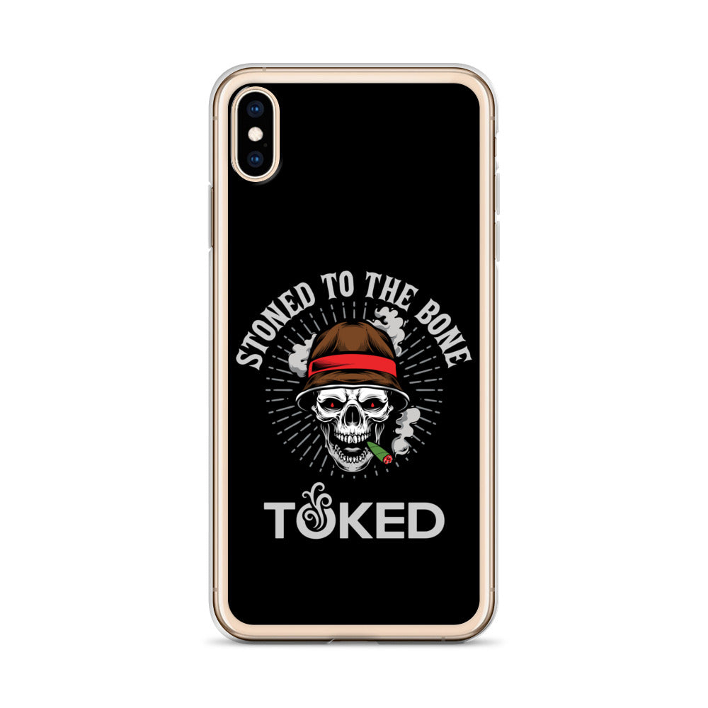 Stoned to the Bone Black iPhone Case