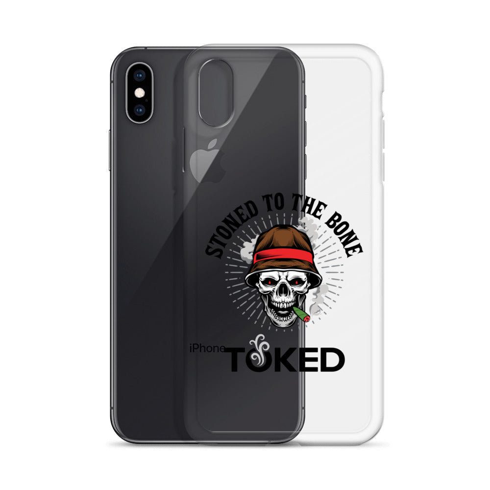 Stoned to the Bone Clear iPhone Case