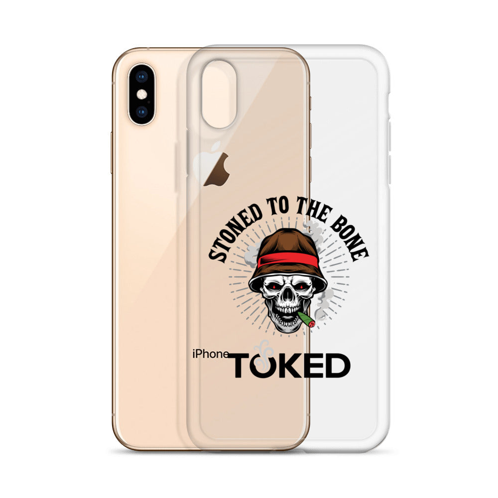 Stoned to the Bone Clear iPhone Case