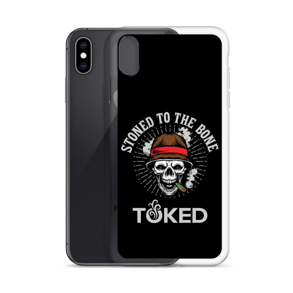 Stoned to the Bone Black iPhone Case