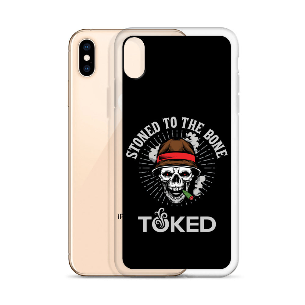 Stoned to the Bone Black iPhone Case