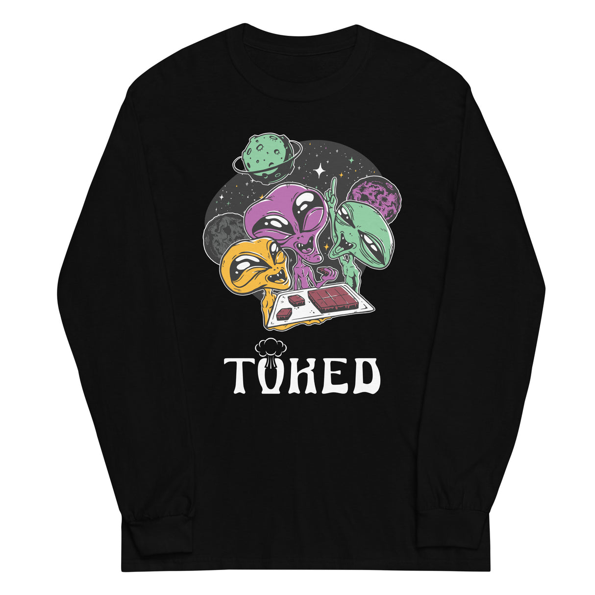 TOKED World Alien Baked Party Long Sleeve Shirt