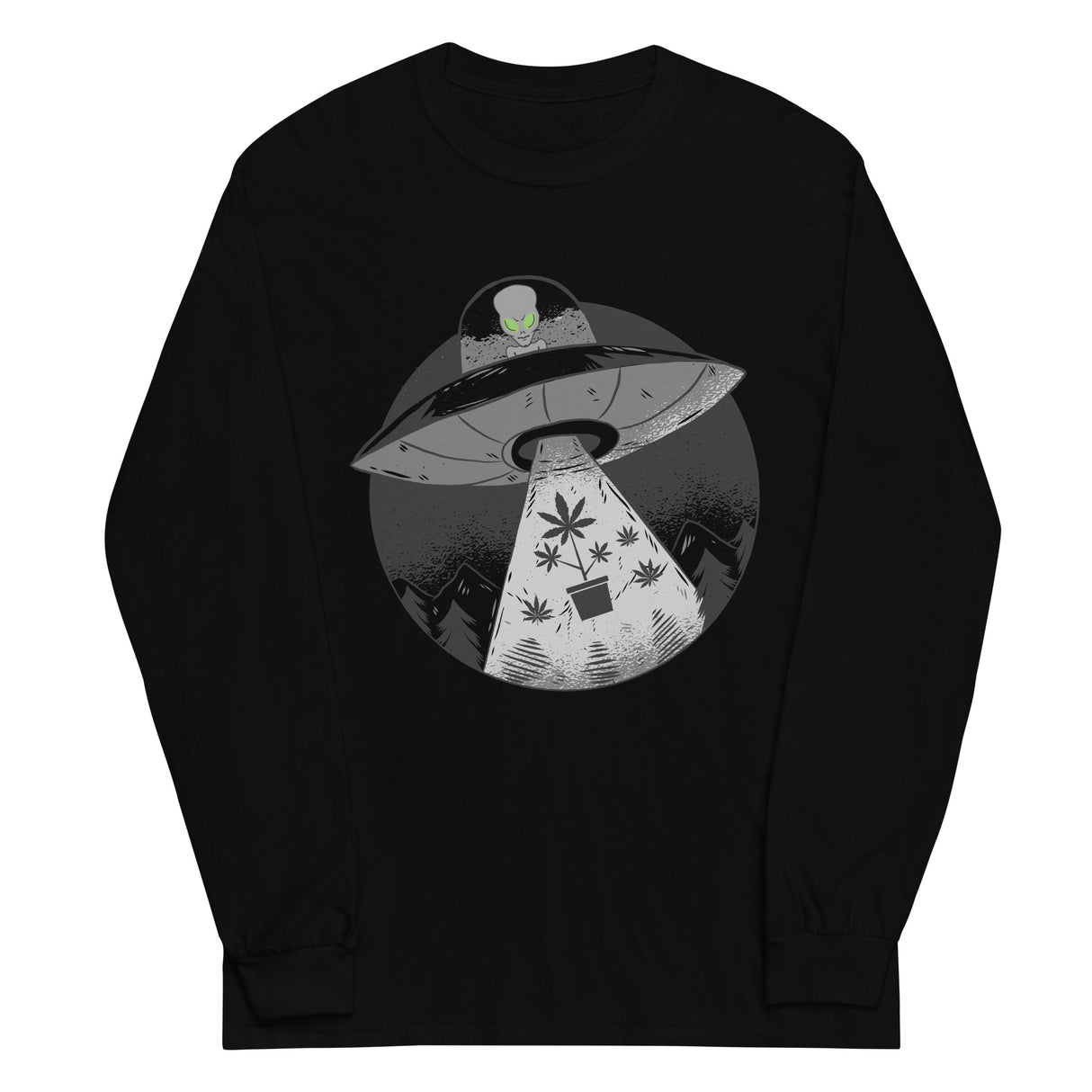 Alien Cropping Long Sleeve Shirt