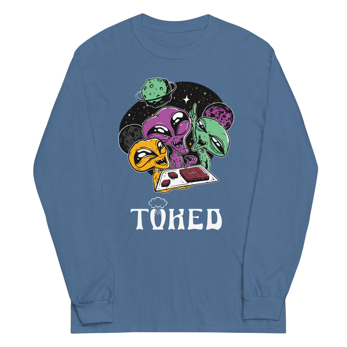 TOKED World Alien Baked Party Long Sleeve Shirt