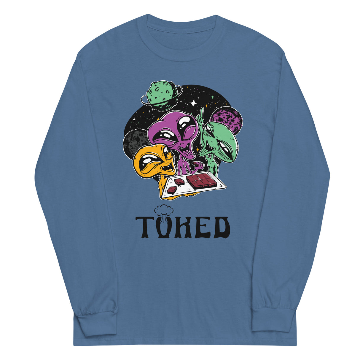 TOKED World Alien Baked Party Long Sleeve Shirt