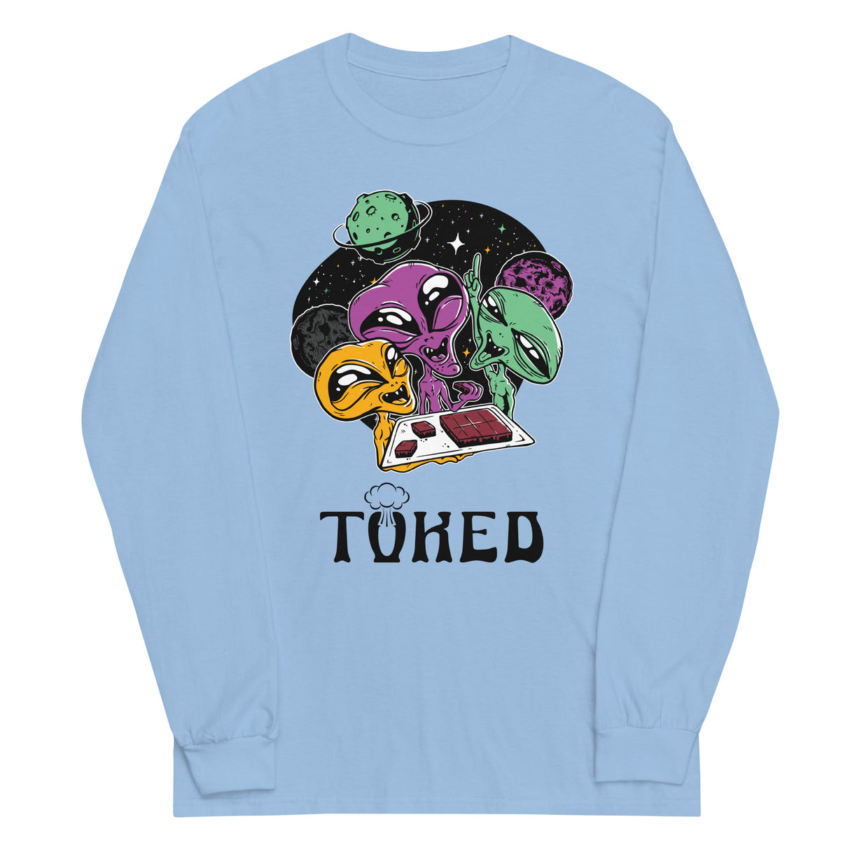 TOKED World Alien Baked Party Long Sleeve Shirt