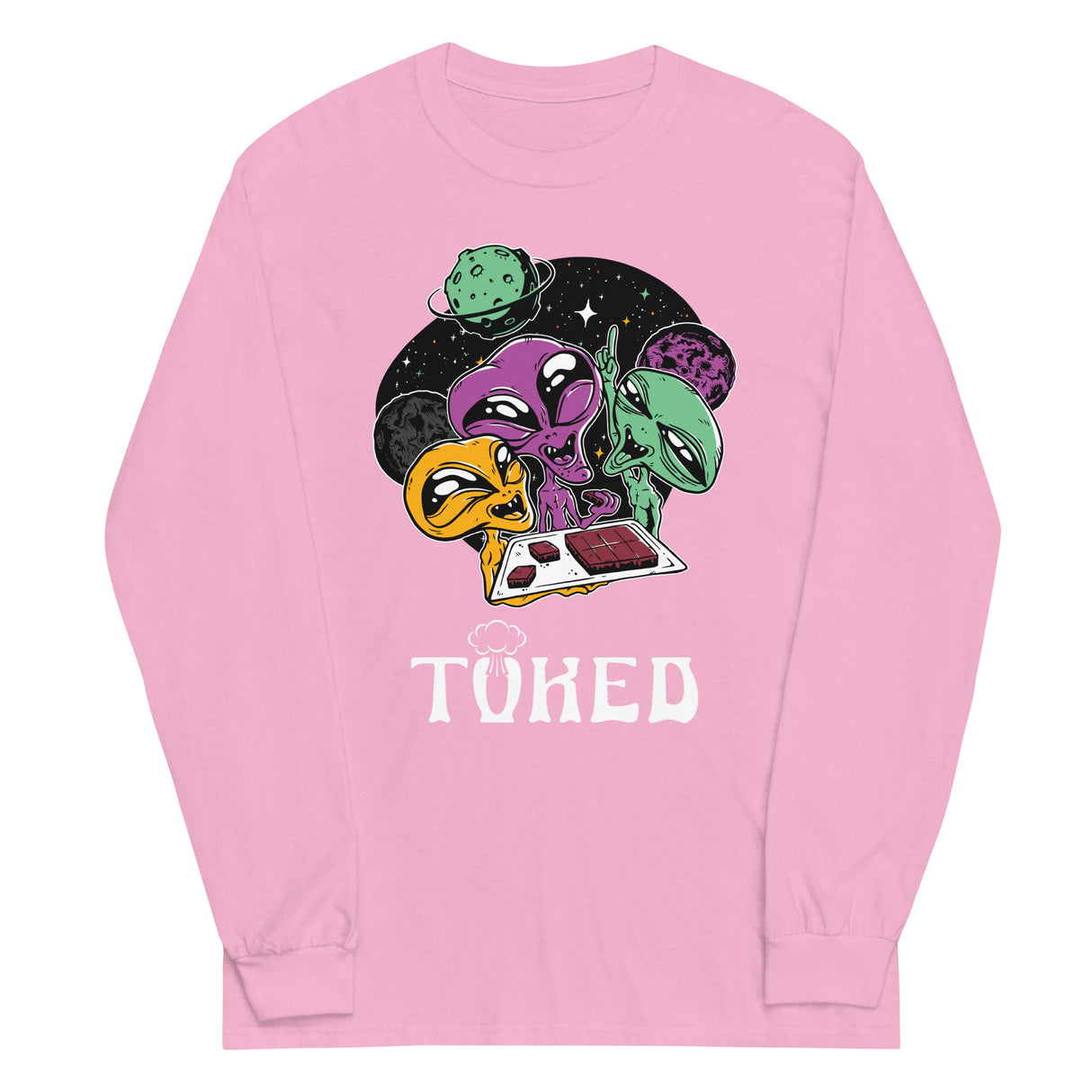 TOKED World Alien Baked Party Long Sleeve Shirt