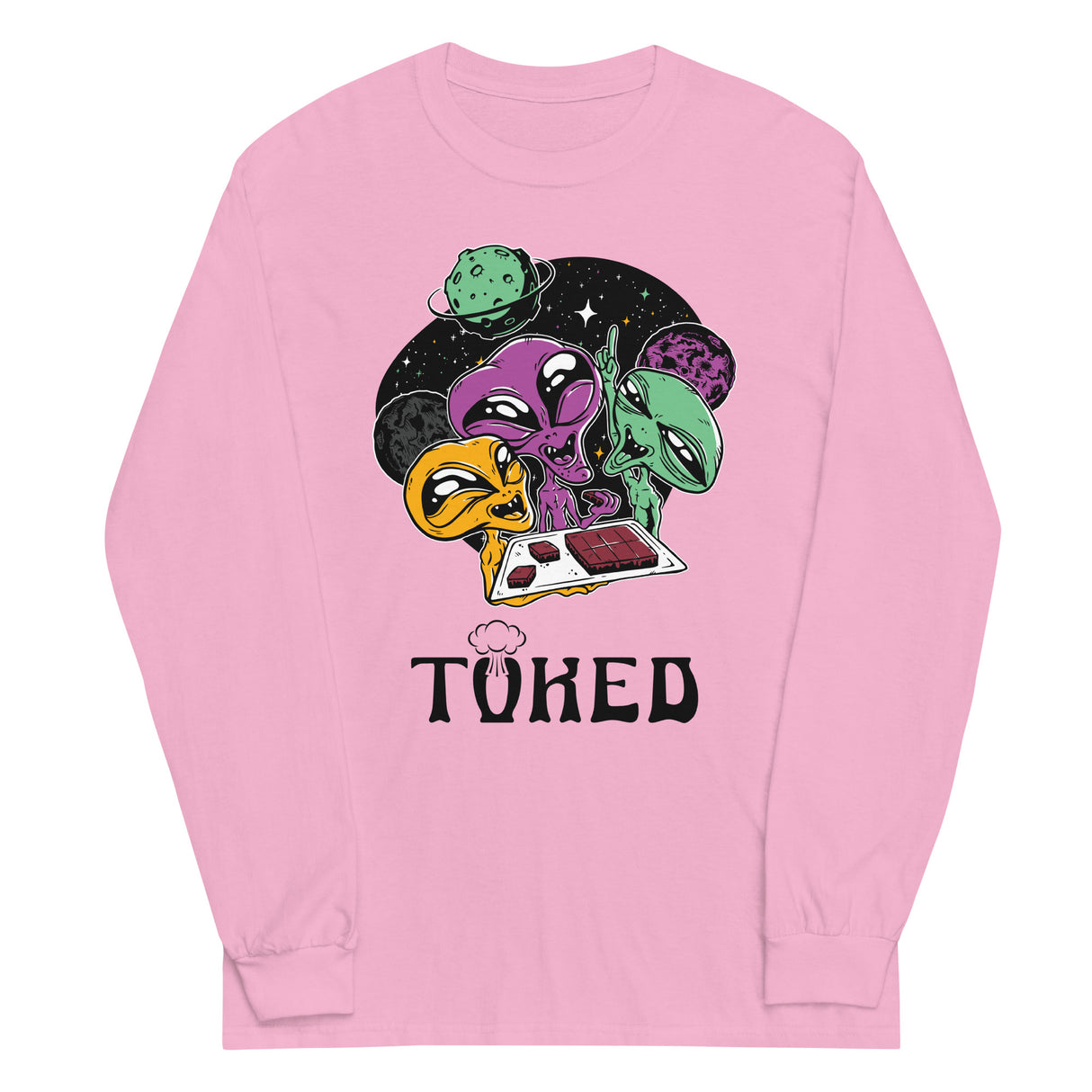 TOKED World Alien Baked Party Long Sleeve Shirt