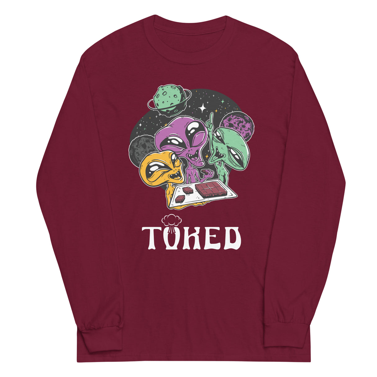 TOKED World Alien Baked Party Long Sleeve Shirt