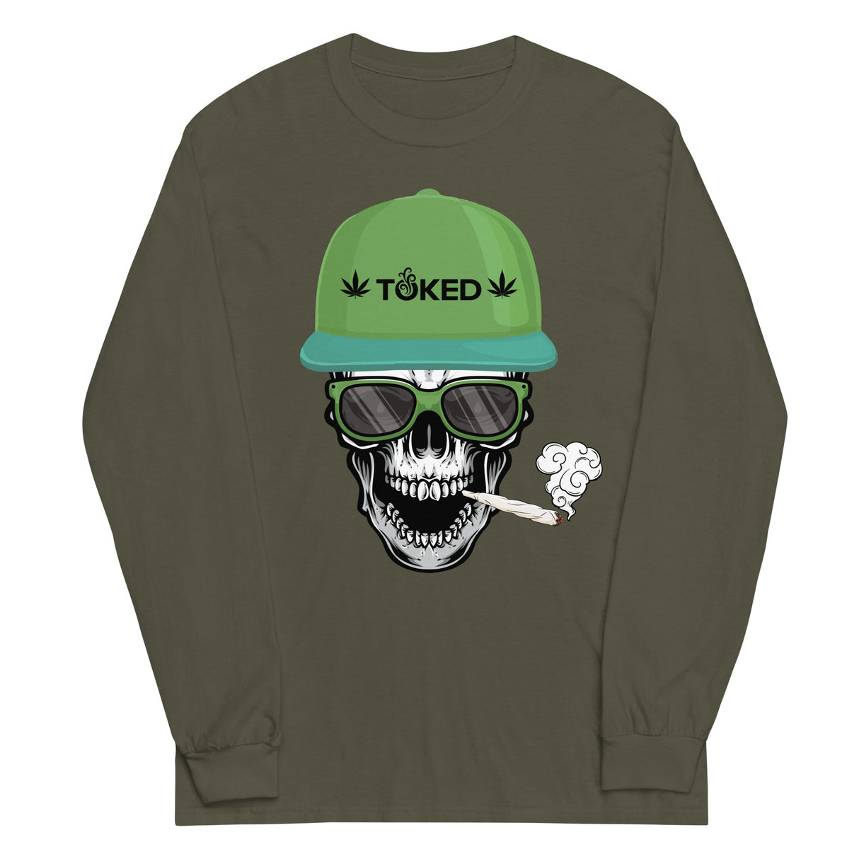 Skeleton Stoned TOKED Long Sleeve Shirt