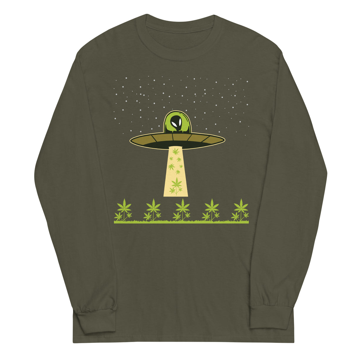 Alien Cropping Long Sleeve Shirt