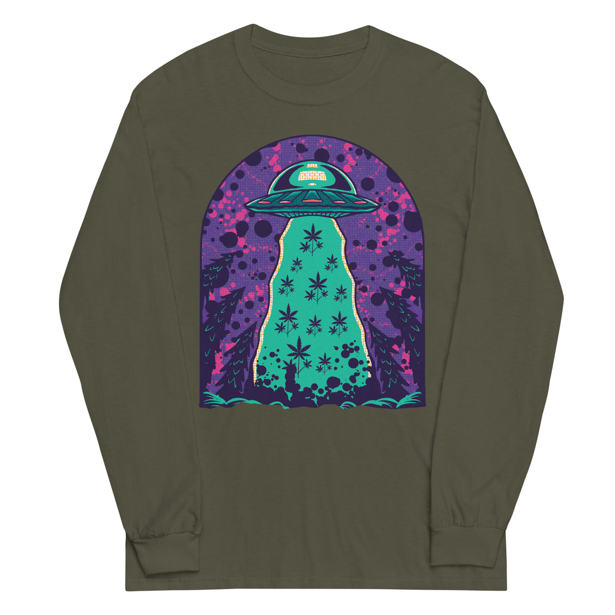 Alien Cropping Long Sleeve Shirt