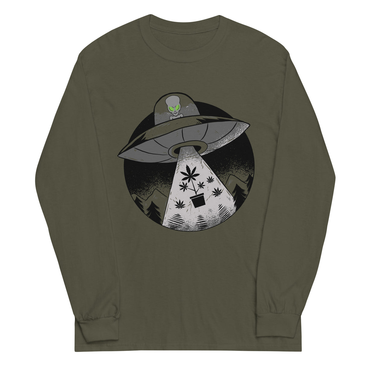 Alien Cropping Long Sleeve Shirt