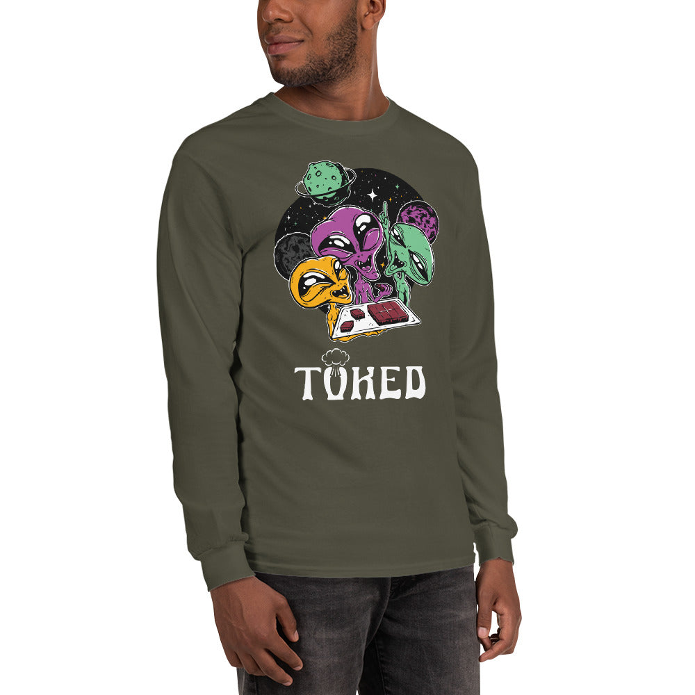 TOKED World Alien Baked Party Long Sleeve Shirt