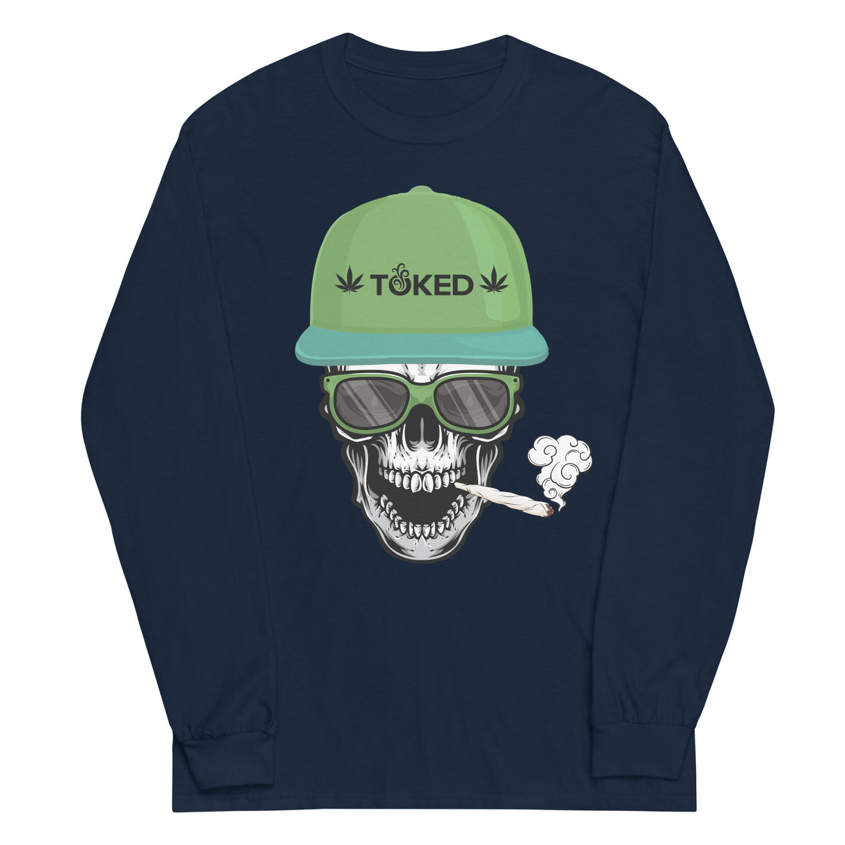 Skeleton Stoned TOKED Long Sleeve Shirt