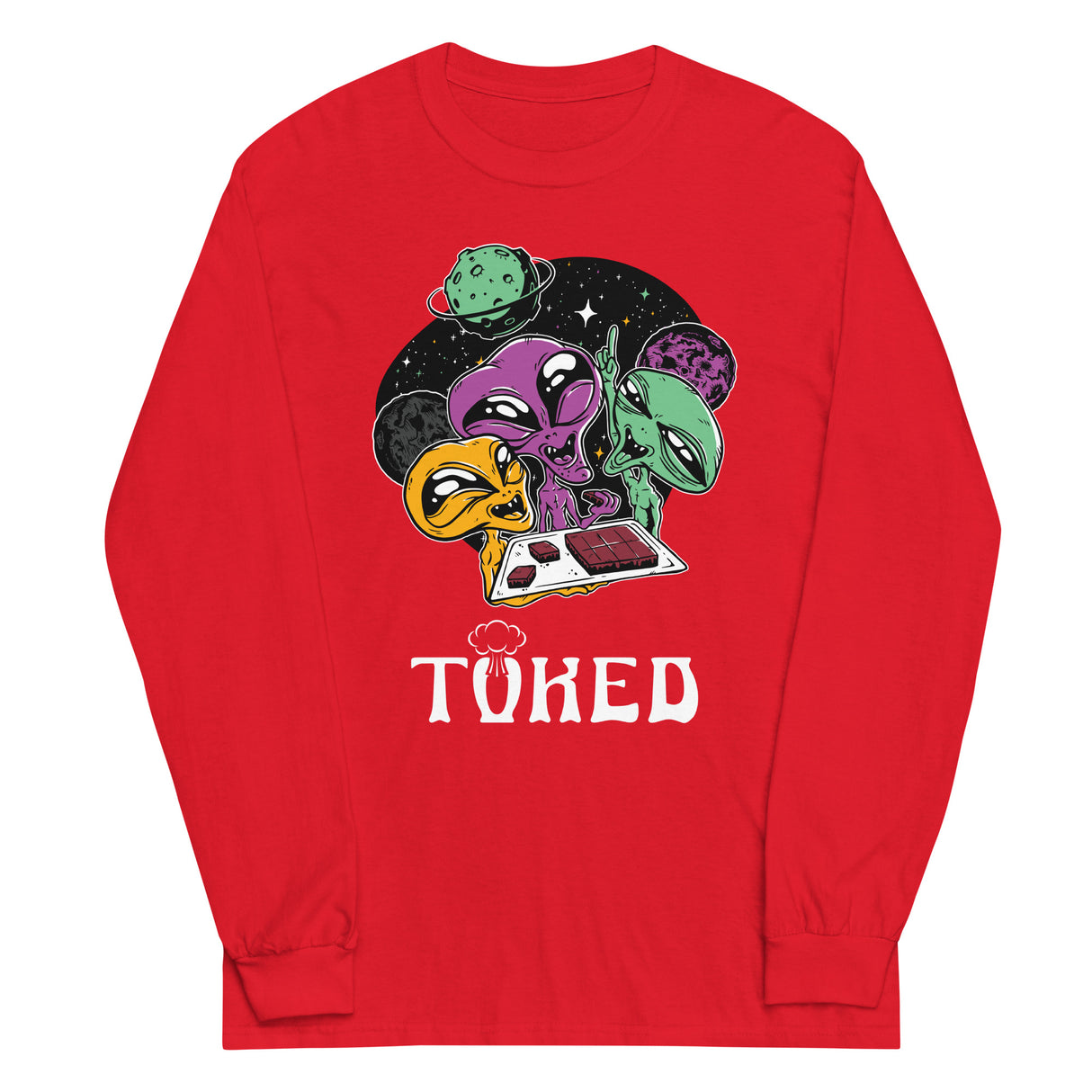 TOKED World Alien Baked Party Long Sleeve Shirt