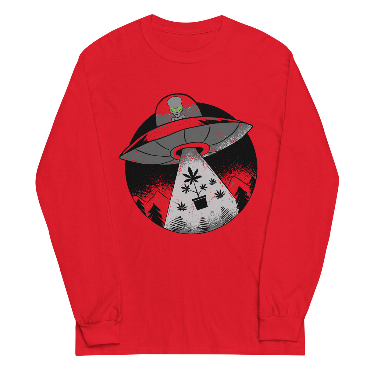 Alien Cropping Long Sleeve Shirt