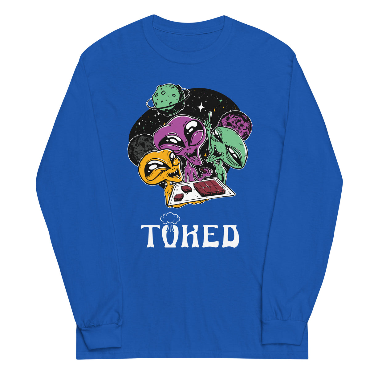 TOKED World Alien Baked Party Long Sleeve Shirt