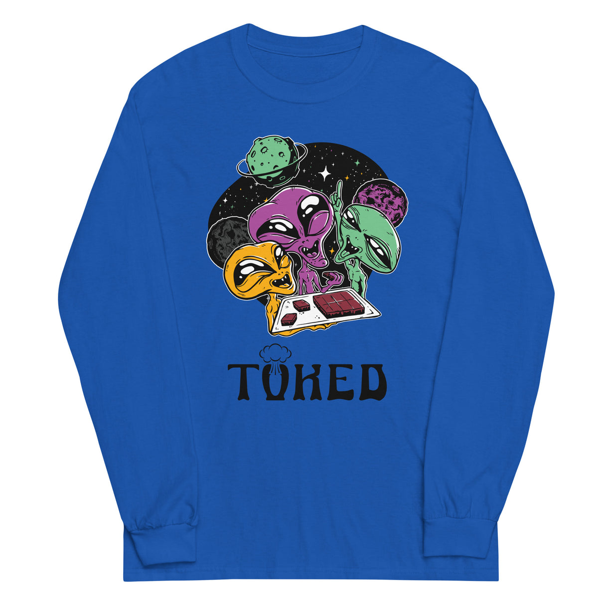 TOKED World Alien Baked Party Long Sleeve Shirt