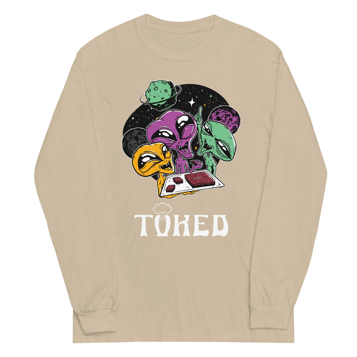 TOKED World Alien Baked Party Long Sleeve Shirt
