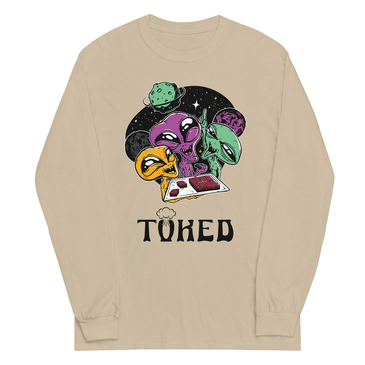 TOKED World Alien Baked Party Long Sleeve Shirt
