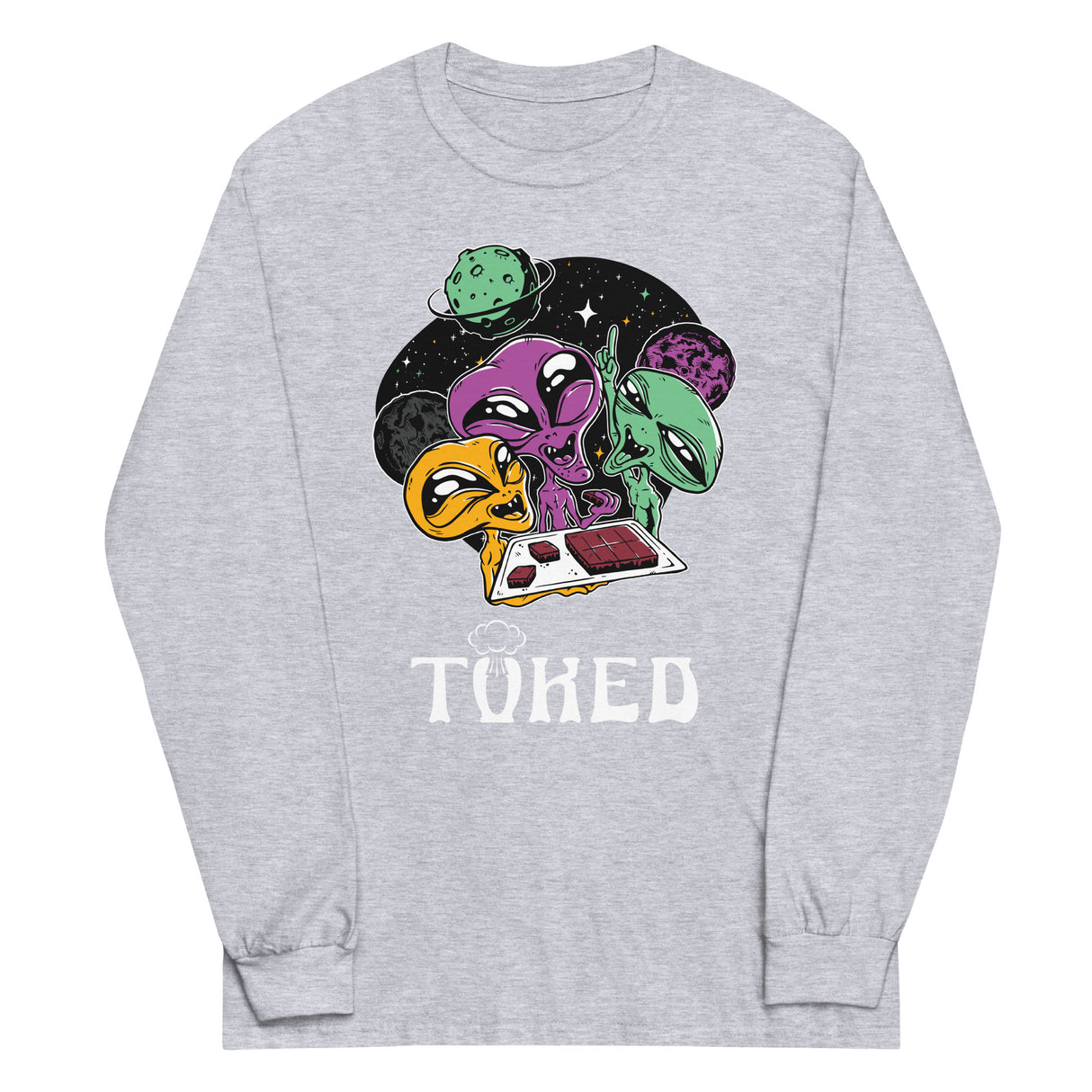 TOKED World Alien Baked Party Long Sleeve Shirt