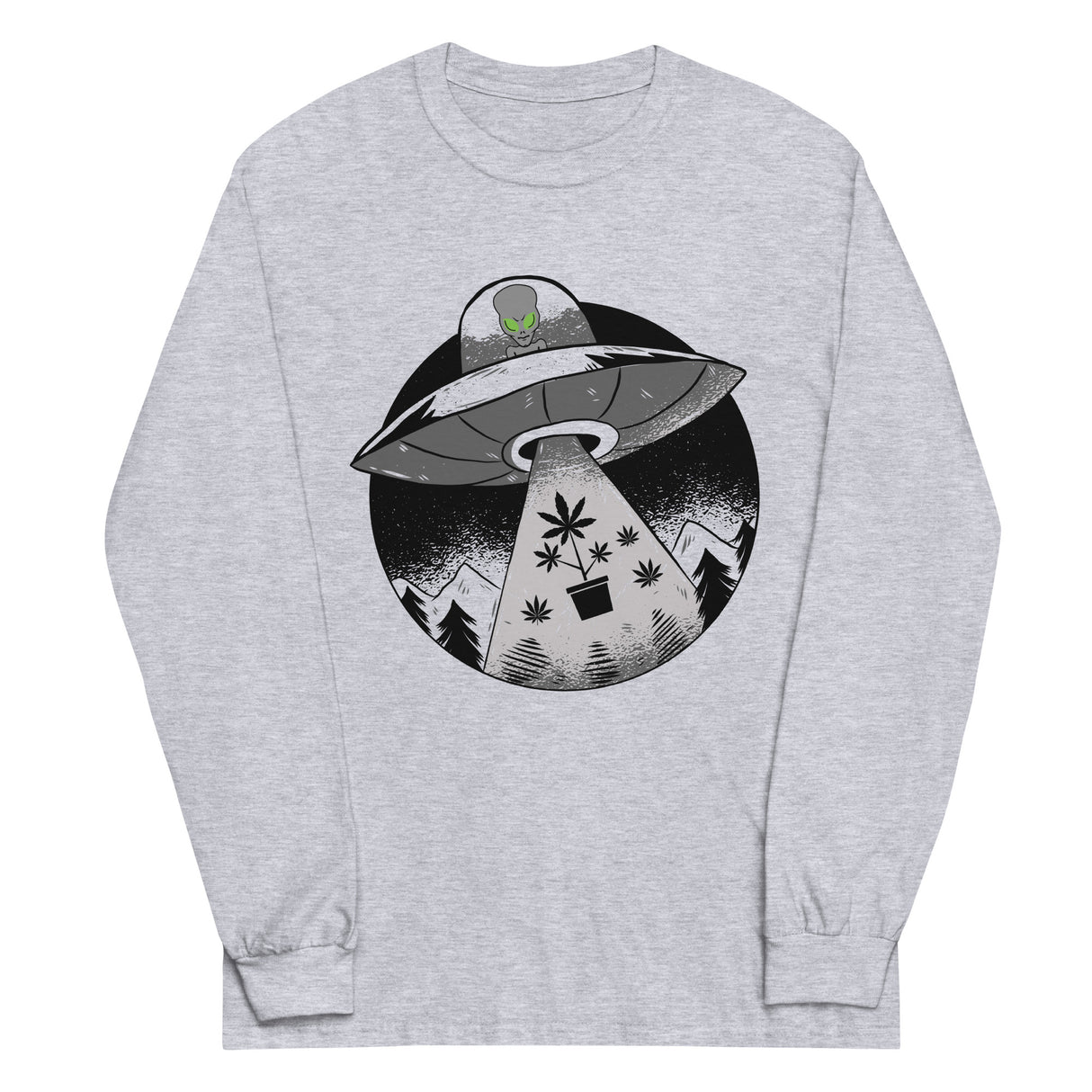 Alien Cropping Long Sleeve Shirt