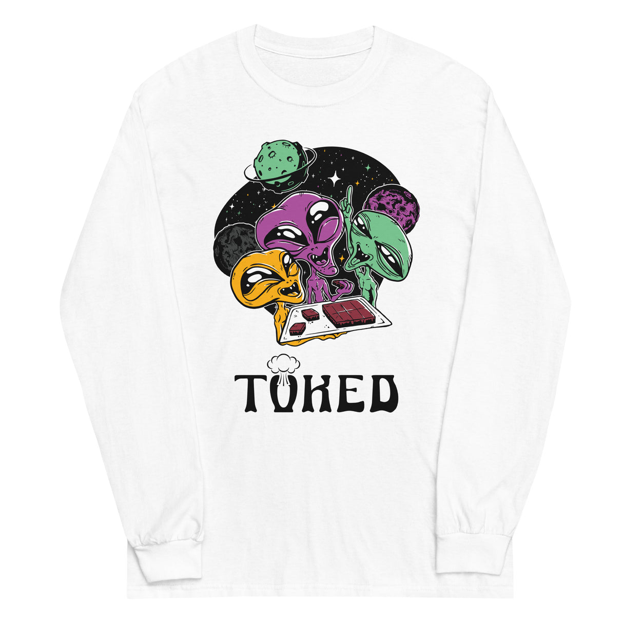 TOKED World Alien Baked Party Long Sleeve Shirt