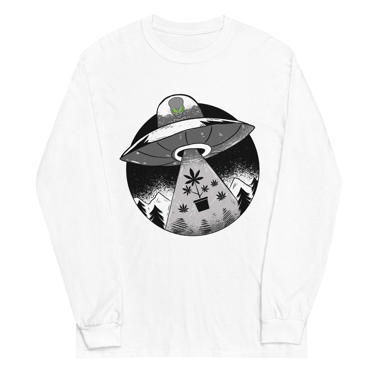 Alien Cropping Long Sleeve Shirt