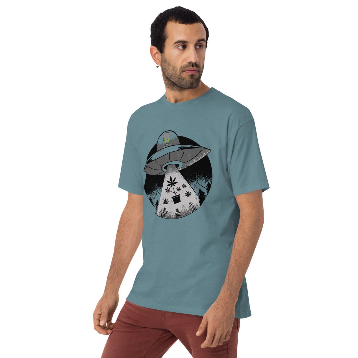 Alien Cropping T-Shirt