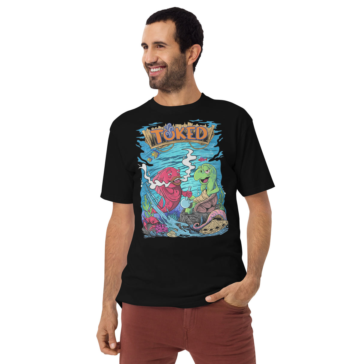 TOKED World Snapper Fish T-Shirt