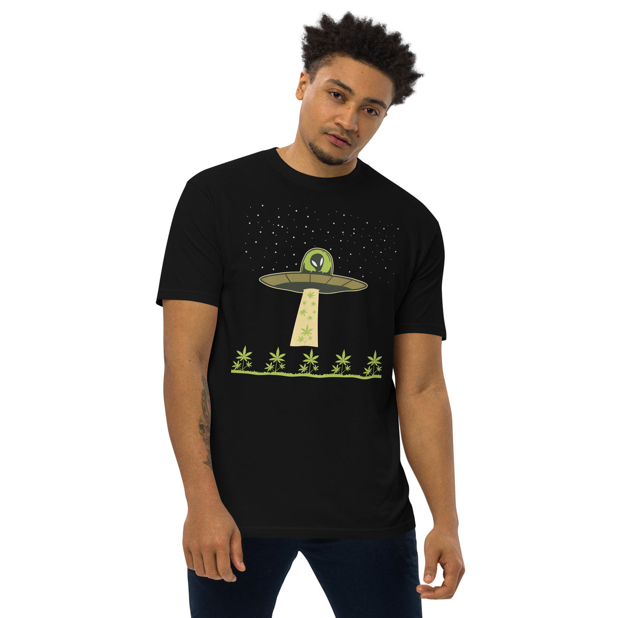 Alien Cropping T-Shirt