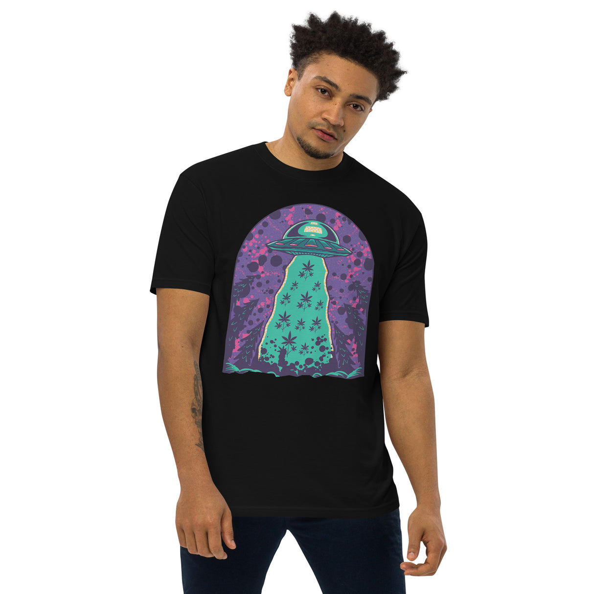 Alien Cropping T-Shirt