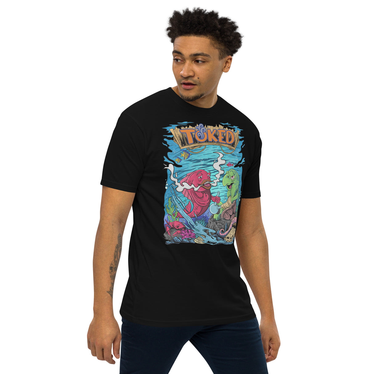 TOKED World Snapper Fish T-Shirt