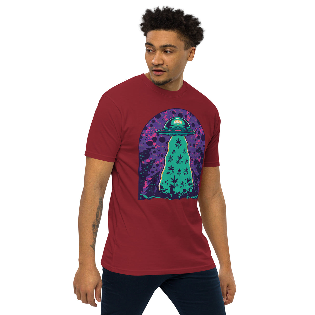 Alien Cropping T-Shirt