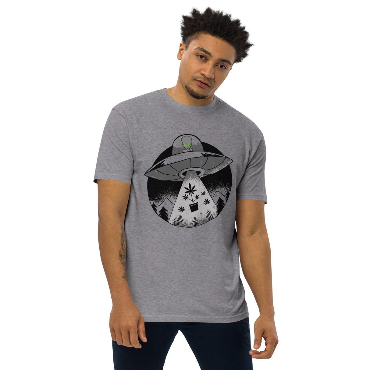 Alien Cropping T-Shirt