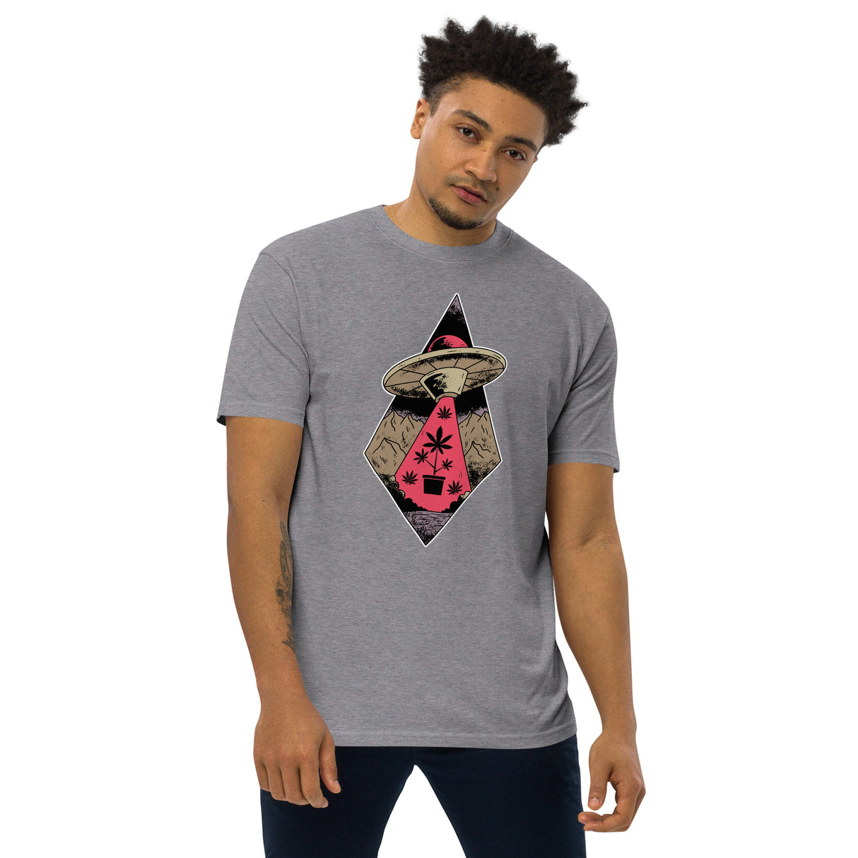 Alien Cropping T-Shirt