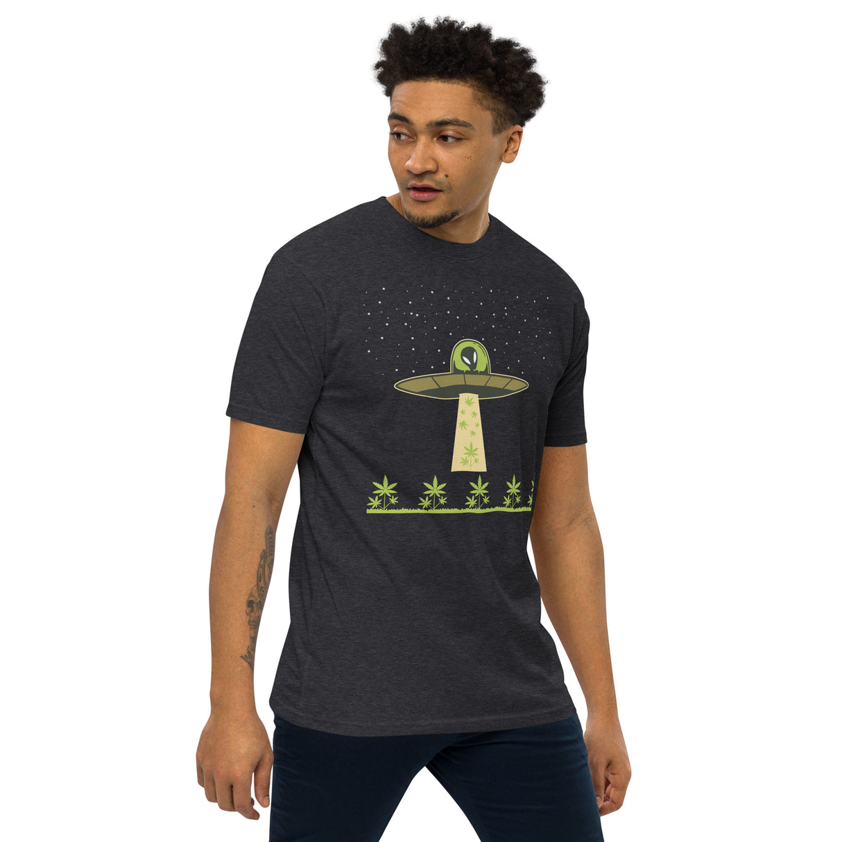 Alien Cropping T-Shirt