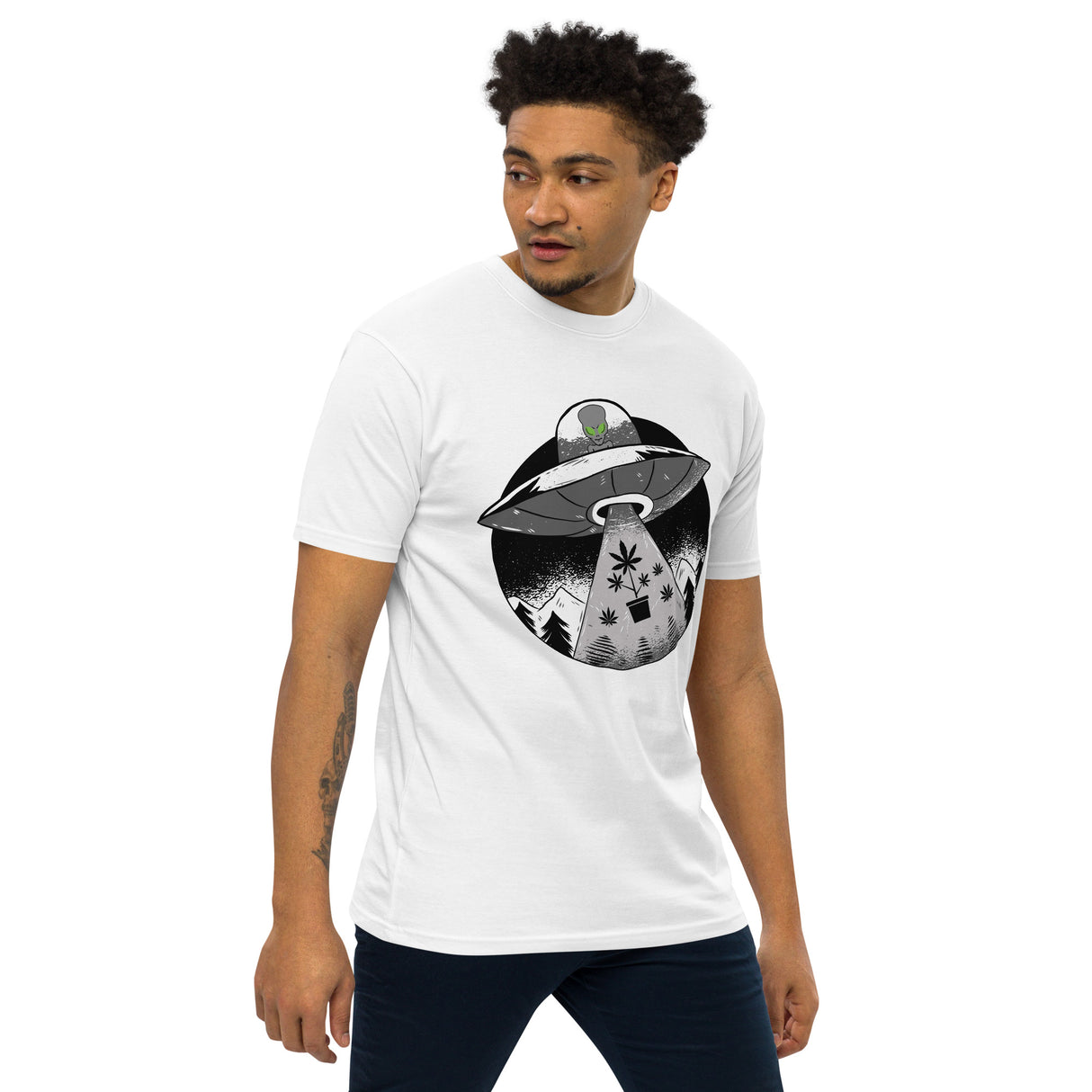 Alien Cropping T-Shirt