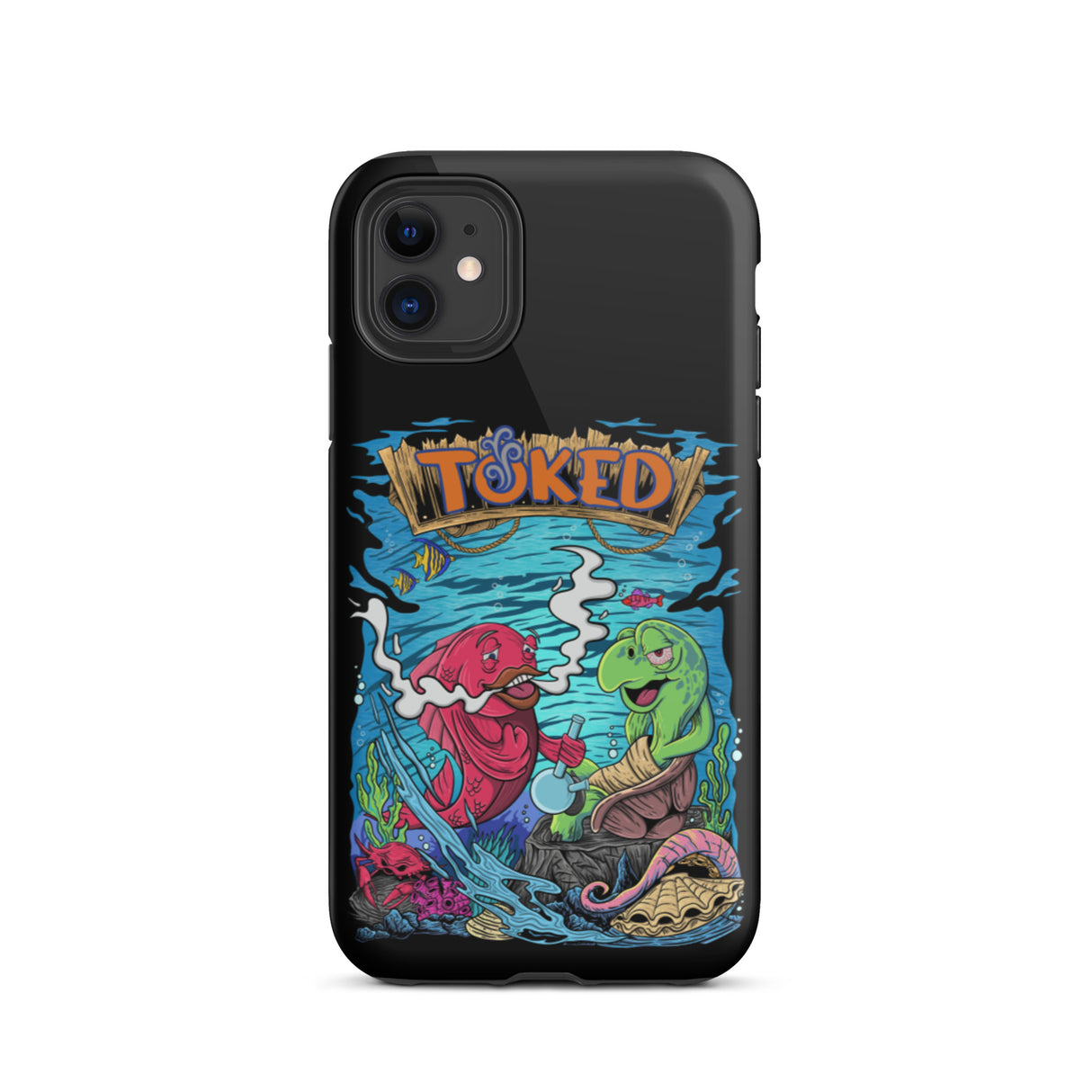 TOKED World Sapper Fish Dual Layer Black iPhone Case