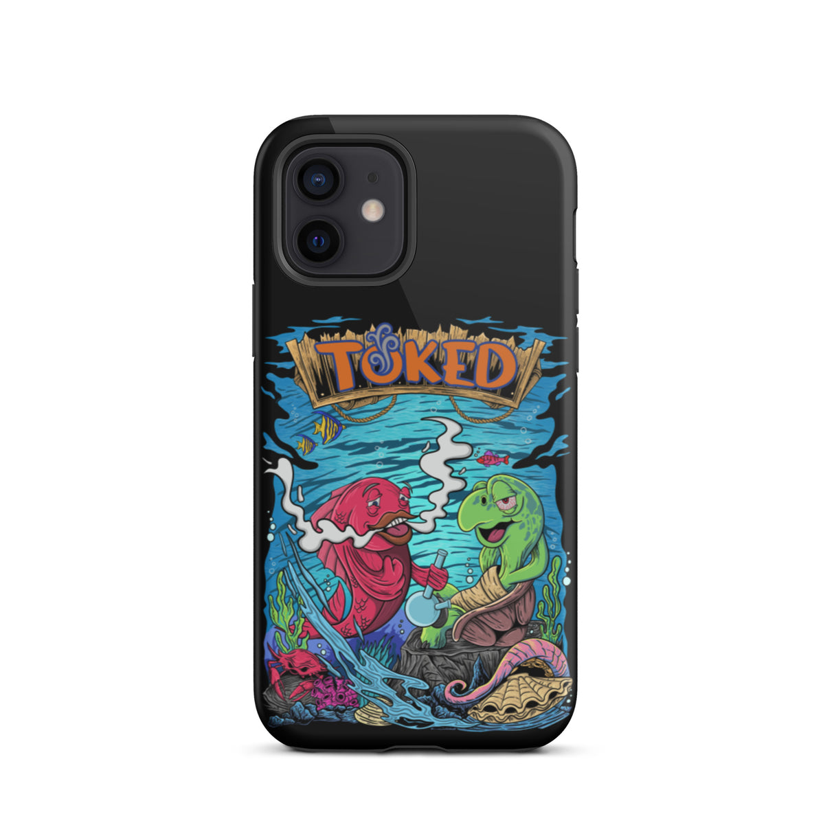 TOKED World Sapper Fish Dual Layer Black iPhone Case